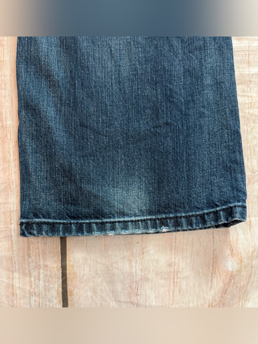 Express Kingston Classic Fit Regular Rise Bootcut Dark Wash Denim Jeans 34X30 - Picture 7 of 12